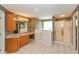 Bright bathroom featuring a walk-in tub, walk-in shower and plenty of counter space at 725 Ridge Gate Dr, Brownsburg, IN 46112