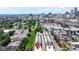 Overhead photo marks the location of modern townhomes in a dynamic urban setting at 751 Switchyard Pl, Indianapolis, IN 46202