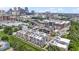 Scenic aerial view of townhomes, highlighting proximity to city amenities at 751 Switchyard Pl, Indianapolis, IN 46202