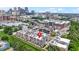 Scenic aerial view of townhomes, highlighting proximity to city amenities at 751 Switchyard Pl, Indianapolis, IN 46202