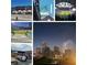 A collage of images shows some of Indianapolis' famous sites, including baseball and buildings with fireworks at 751 Switchyard Pl, Indianapolis, IN 46202