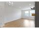 A bright and spacious living room features natural light and luxury vinyl flooring at 751 Switchyard Pl, Indianapolis, IN 46202
