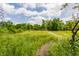 Large open undeveloped land behind the home, extending privacy at 8015 Ridgegate East Dr, Indianapolis, IN 46268