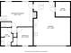 Basement level showcasing a recreation room, bedroom, bathroom, a room and a garage at 8015 Ridgegate East Dr, Indianapolis, IN 46268