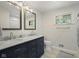 Bathroom features a double vanity and granite countertops at 11603 Maze Rd, Indianapolis, IN 46259