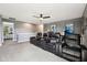 Relax in this movie room with theater seating and decor, perfect for watching your favorite films at 123 Bentree Blvd, Danville, IN 46122