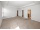 Spacious main bedroom features tray ceilings and an en-suite bathroom and walk-in closet at 1283 Clairet, Westfield, IN 46074