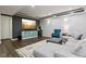 Open-concept finished basement features a comfortable seating area and entertainment space at 1345 Lewiston Dr, Westfield, IN 46074