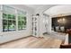 Bright entryway featuring an arched doorway, large window with natural light, and access to the dining area at 1345 Lewiston Dr, Westfield, IN 46074