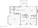 First floor plan with kitchen, dining room, living room, garage, and office at 1345 Lewiston Dr, Westfield, IN 46074