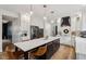 Beautiful kitchen with white cabinets, stainless appliances, and large island at 1345 Lewiston Dr, Westfield, IN 46074