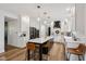 Stunning kitchen boasts a large island, stainless steel appliances, and elegant pendant lighting at 1345 Lewiston Dr, Westfield, IN 46074