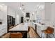 Spacious kitchen with island, stainless steel appliances, and stylish pendant lighting at 1345 Lewiston Dr, Westfield, IN 46074
