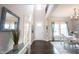Bright and airy foyer with a high ceiling, hardwood floors, and stylish decor at 14982 Dawnhaven Dr, Westfield, IN 46074
