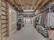 Unfinished basement provides lots of storage space at 1504 Mcclure Rd, Columbus, IN 47201