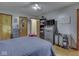 Comfortable bedroom features natural light at 1504 Mcclure Rd, Columbus, IN 47201