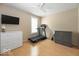 Bright bedroom offers a serene space with neutral tones, perfect for relaxation and fitness at 15879 Viking Commander Way, Westfield, IN 46074