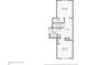 Second-floor plan featuring two bedrooms, a bathroom, a loft, and closet space at 2928 Mounds Rd, Anderson, IN 46016