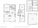 Detailed floor plan showcasing the layout of the kitchen, living room, bedrooms, and bathrooms at 2928 Mounds Rd, Anderson, IN 46016