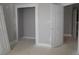 Unfinished bedroom with closet space showcasing potential for customization and ample natural light at 4141 Barrel Ln, Westfield, IN 46062