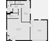 Downstairs floor plan featuring living room, garage, bathroom, bedroom, closet, stairway and hallway at 5824 Wesley Rdg, Martinsville, IN 46151