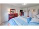Bedroom with carpet and wood dressers at 59 Manchester Dr, Trafalgar, IN 46181
