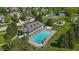 Community pool boasts a large pool, sun loungers, and playground for of all ages at 5940 Chapmans Trl, Carmel, IN 46033