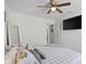 Inviting bedroom features neutral colors, comfortable bedding, and a ceiling fan for added comfort at 6107 Flagler Ln, Brownsburg, IN 46112