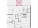 Layout of the home featuring open concept kitchen, dining, great room, and flex space at 6770 W Buck Stone Dr, McCordsville, IN 46055