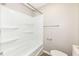 Shower with built in shelving and towel rack at 7168 Camwell Dr, Indianapolis, IN 46268