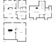 Floorplan of the 1st, 2nd, and 3rd floors including the basement at 808 N Layman Ave, Indianapolis, IN 46219