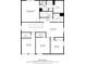 Second floor plan showcasing the primary bedroom, baths, utility room, and sitting room at 8690 Lester Pl, Pendleton, IN 46064
