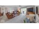 Bright and airy living room with sliding door access to a private outdoor area at 8720 Yardley Ct # 207, Indianapolis, IN 46268
