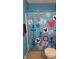 Bathroom featuring a nautical themed shower curtain at 10042 Pine Grove Way, Indianapolis, IN 46234