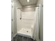 This bathroom features a walk-in shower with tile floors at 1019 White Oak Dr, Plainfield, IN 46168