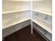 Walk-in pantry offering ample shelving at 1019 White Oak Dr, Plainfield, IN 46168