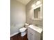 This powder room includes a vanity and toilet at 1019 White Oak Dr, Plainfield, IN 46168