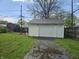 Detached one car garage with driveway at 1102 S Dequincy St, Indianapolis, IN 46203