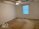 Bright bedroom featuring a ceiling fan and a window with natural light at 1128 Brookside Ct, Avon, IN 46123