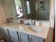Bathroom features double vanity, quartz countertop, and plenty of natural light at 1165 Tewksbury Ct, Mooresville, IN 46158
