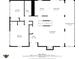 Floor plan showcasing the layout of the Kitchen, Living Room, Bedroom, Bath and Laundry Room on Floor 2 at 1927 E Derby Ct, Martinsville, IN 46151