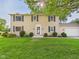 Traditional two-story home with shutters and a well-manicured front lawn at 2126 Tartan Rd, Anderson, IN 46012