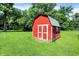 Outdoor barn with white trim and a shingle roof at 2608 E 500 N, Whiteland, IN 46184
