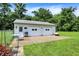 Detached two car garage with additional storage or workshop space at 2608 E 500 N, Whiteland, IN 46184
