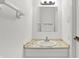 Well-lit bathroom with a sleek mirror and vanity at 2642 Country Estates Dr, Indianapolis, IN 46227