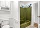 Bathroom with a retro bathtub and classic fixtures at 2642 Country Estates Dr, Indianapolis, IN 46227