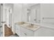 Bathroom featuring a double vanity with dual sinks at 2642 Country Estates Dr, Indianapolis, IN 46227