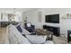 Inviting living room with comfortable seating, stylish decor, and ample natural light at 3613 Lehigh Ave, Westfield, IN 46074