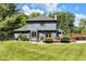 View of back exterior featuring a deck, above ground pool, and partial view of the backyard at 3715 Pitkin Rd, Martinsville, IN 46151