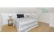 Cozy bedroom with stylish furnishings and a window for natural light at 4226 Cornelius Ave, Indianapolis, IN 46208